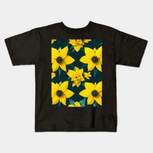 Dark Daffodil Fantasy Kids T-Shirt